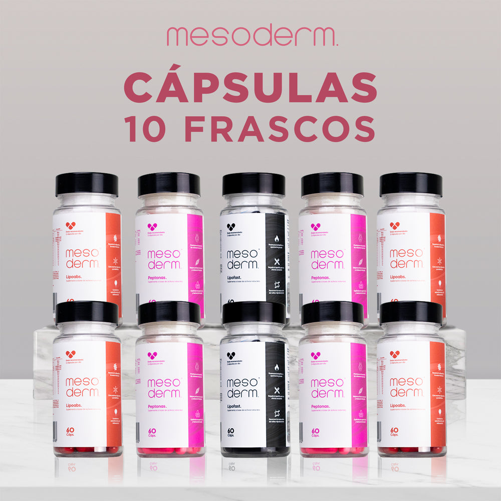 10 Frascos Cápsulas Mesoderm