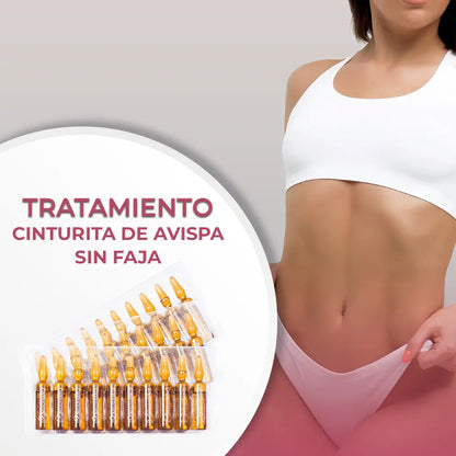 Tratamiento cinturita de avispa sin faja