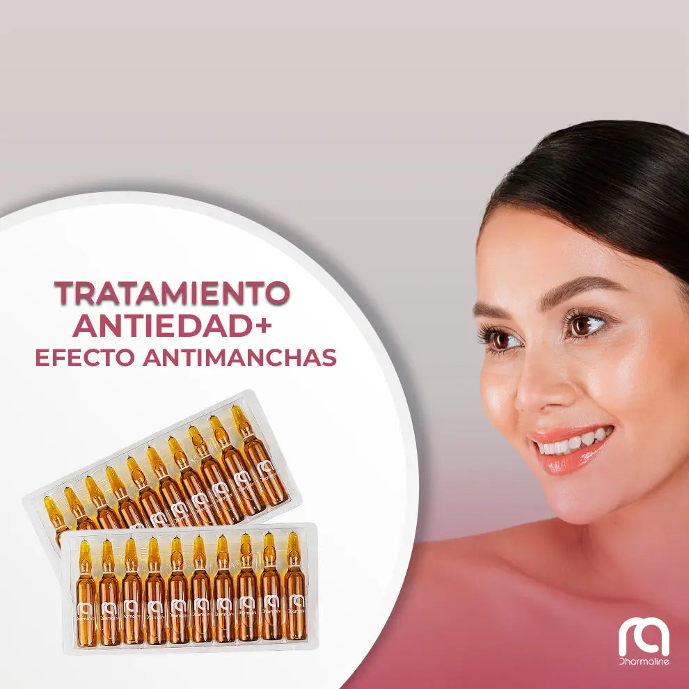 Tratamiento Antiedad + Efecto Antimanchas Dharmaline